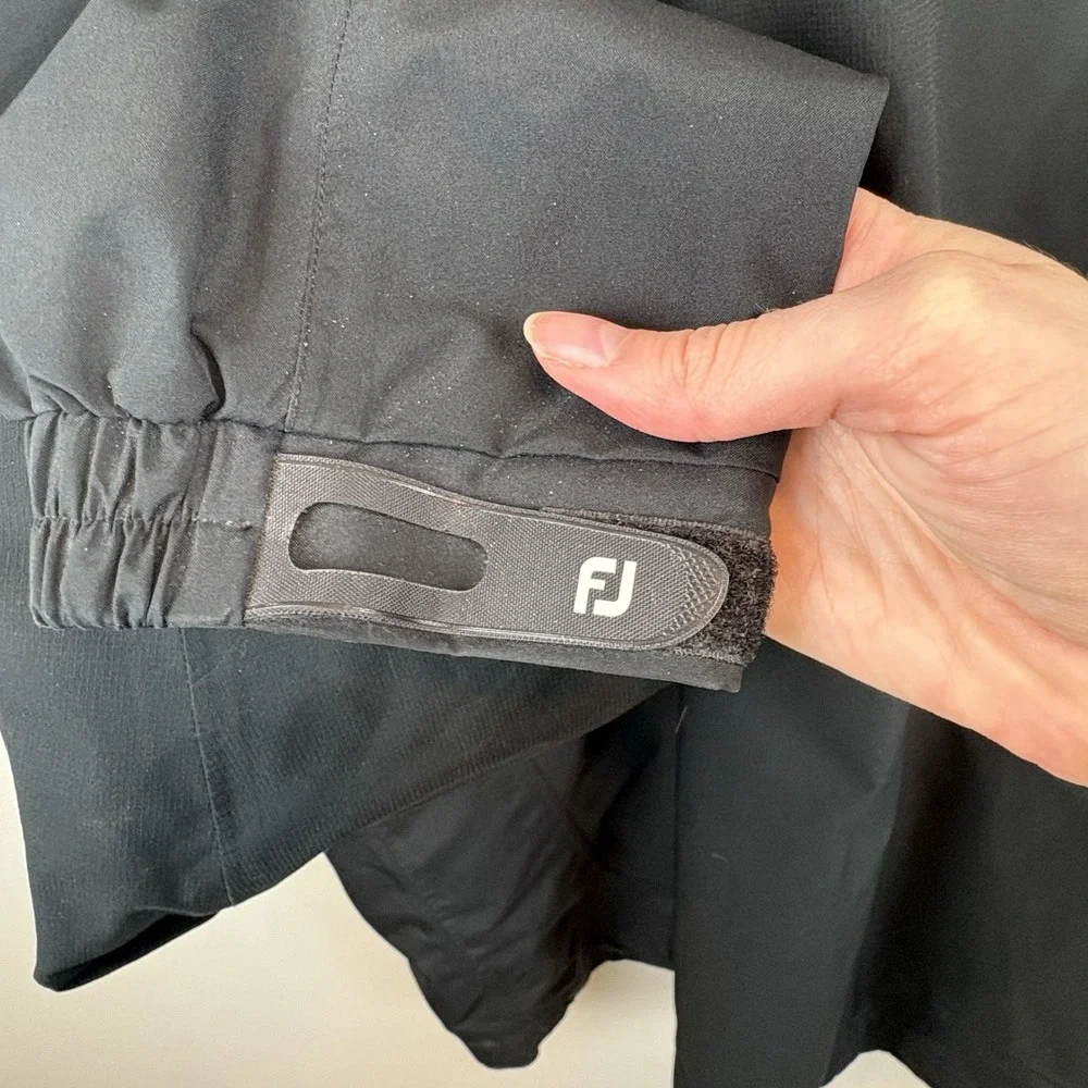 Foot Joy Men's DryJoys Black Waterproof Golfing‎ Outdoors Jacket Size XL